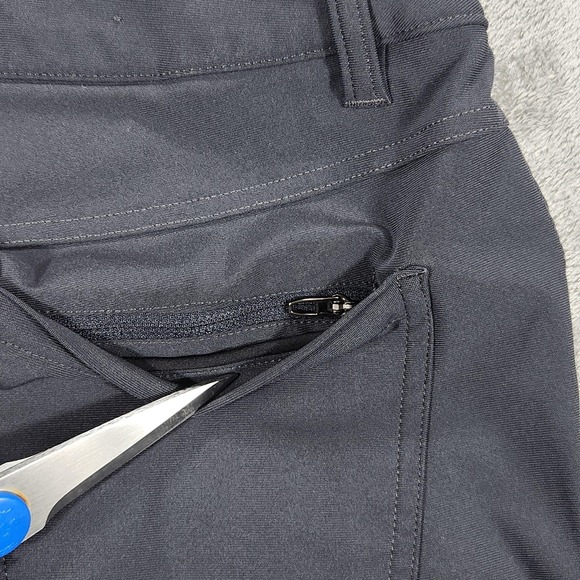 Lululemon Pants Mens 32x31 ABC Slim Fit Gray Softshell Stretch - Picture 9 of 16